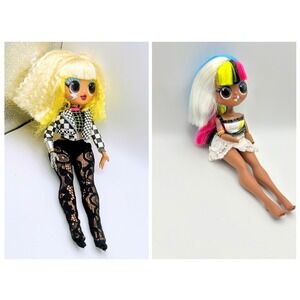 LOL Surprise OMG Remix Pop B.B. and 24K D.J. Fashion Doll 2pc MGA Entertainment
